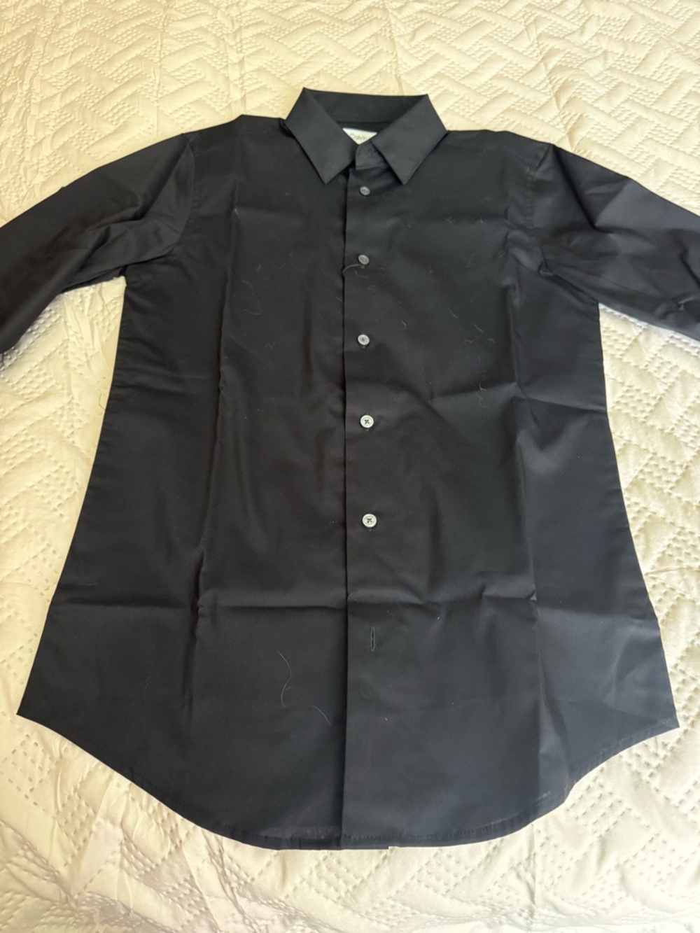 Calvin Klein Black Button-Down Shirt